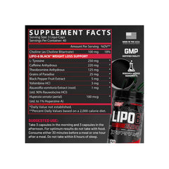 Nutrex Research Lipo-6 Black 120 caps