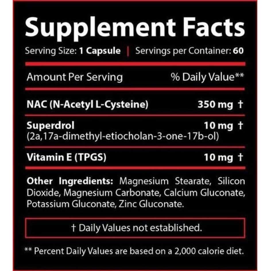 core-labs-x-superdrol-60-caps-supplement-facts