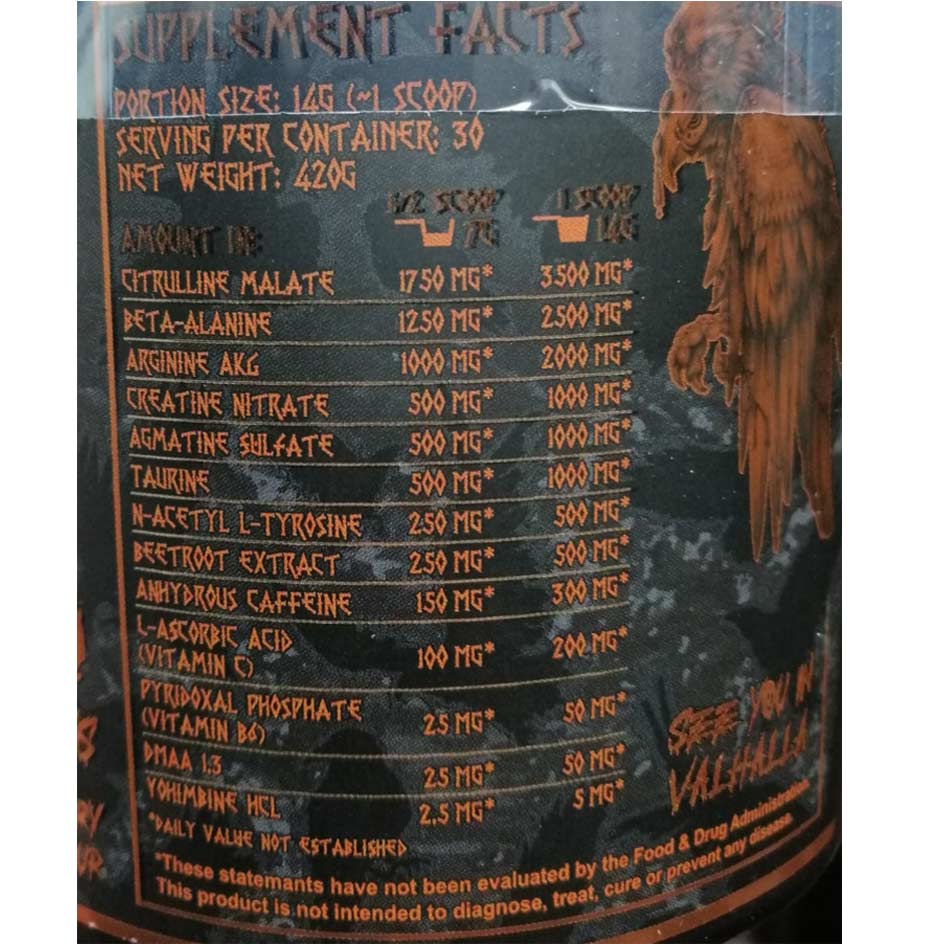 dark-raven-vikings-rage-420g-supplement-facts