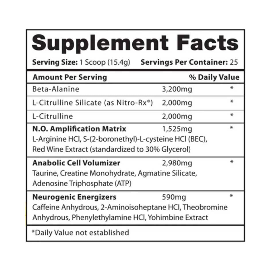 Hi-Tech Pharmaceuticals Amp3d 25 Servings
