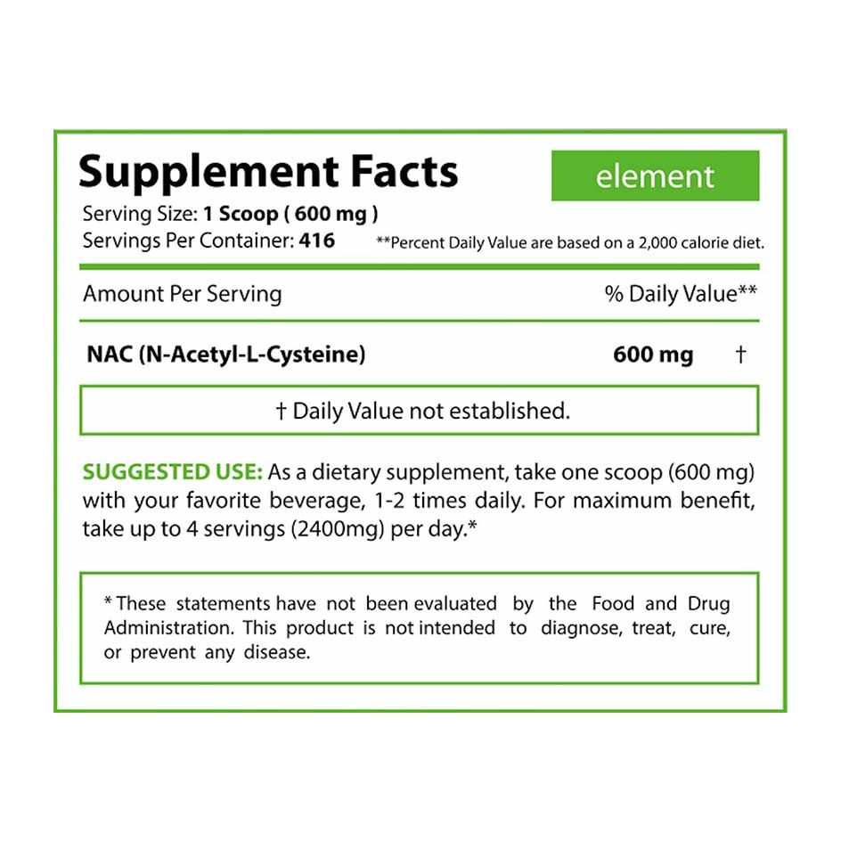 revange-nutrition-nac-250g-facts