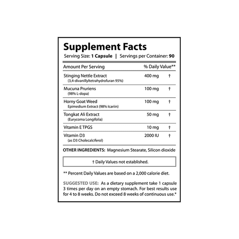 revange-nutrition-test-eruption-90-caps-supplement-facts