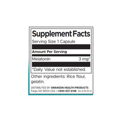 Swanson Melatonin 120 caps