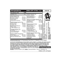 Universal Nutrition Animal Cuts 42 Packs