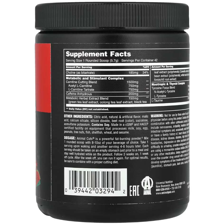 Universal Nutrition Animal Cuts Powder