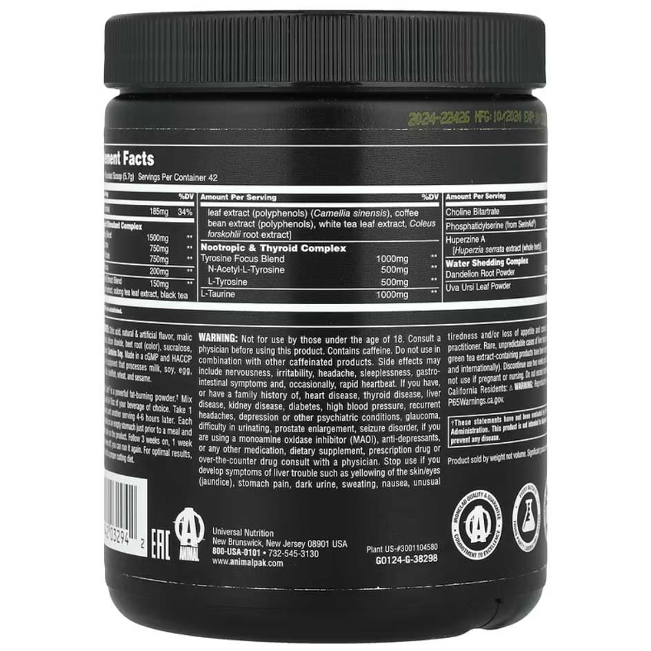 Universal Nutrition Animal Cuts Powder