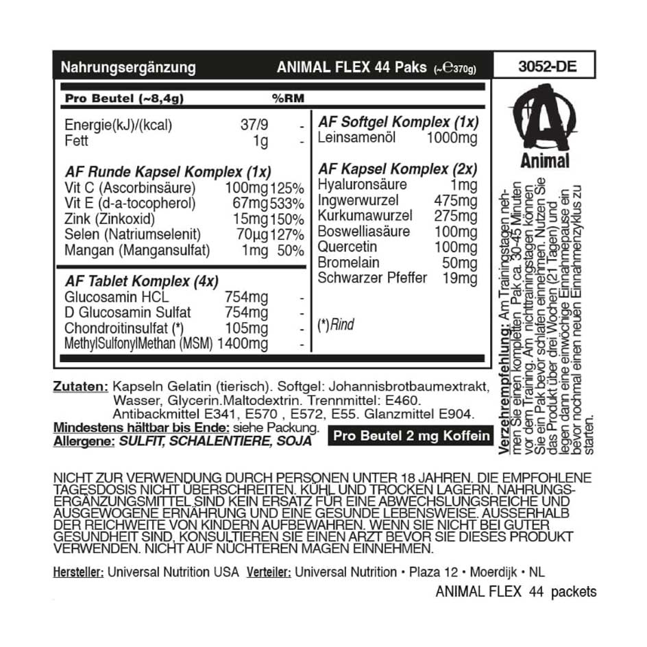 Universal Nutrition Animal Flex 44 Packs