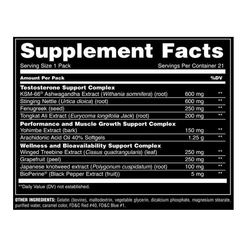 Universal Nutrition Animal Test 21 Packs