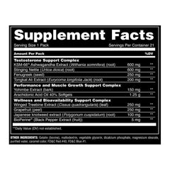 Universal Nutrition Animal Test 21 Packs